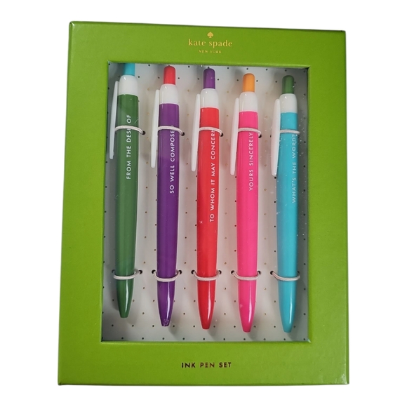 Kate Spade So Well Composed Pen Set NEW! - Picture 1 of 2